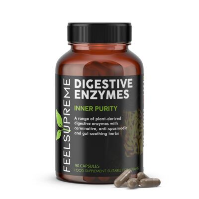 Enzymes Digestives | D'origine végétale | 90 gélules