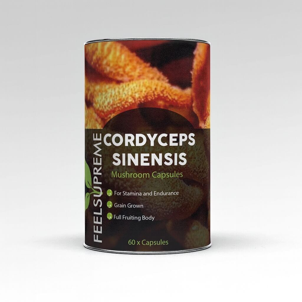 Premium Cordyceps Sinensis Pilzkapseln | Natürliche Energie & Unterstützung des Immunsystems | Vegan & gentechnikfrei