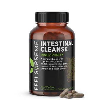 Nettoyage intestinal | Formule Détox | 90 gélules