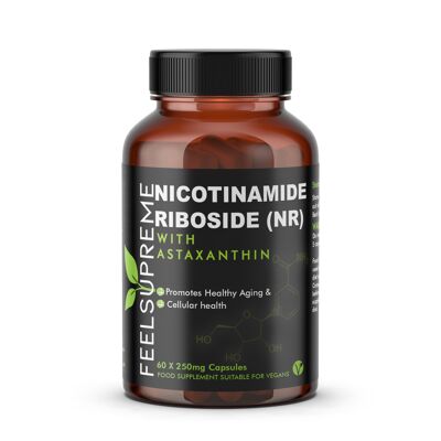 NAD+ Booster |  Nicotinamide Riboside with Astaxanthin | 60 Capsules