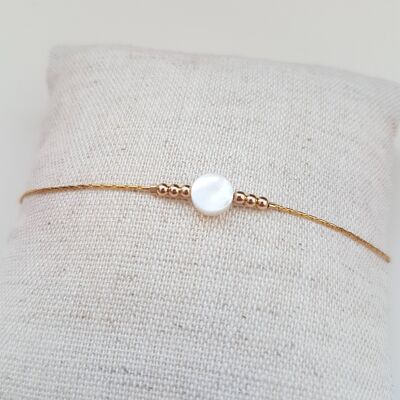 Bracelet  Nacre Blanche