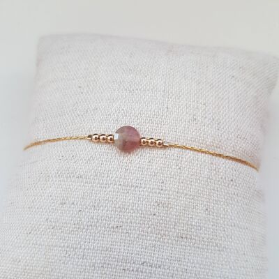 Watermelon Tourmaline Bracelet