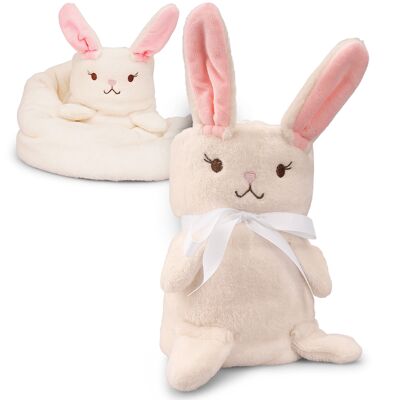 Cuddly friend bunny blanket 75x100cm