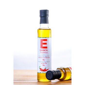 Huile aromatisée à l'huile d'olive extra vierge avec piment épicé 2