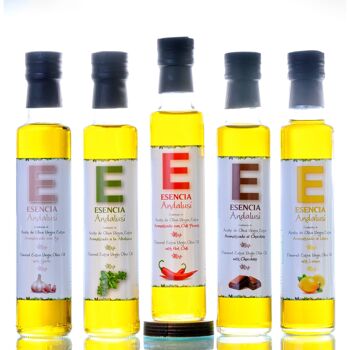 Huile aromatisée à l'huile d'olive extra vierge avec piment épicé 3