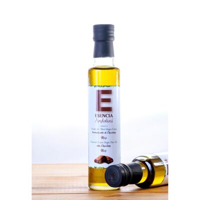Huile aromatisée à l'huile d'olive extra vierge au chocolat