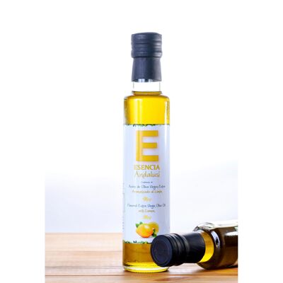 Aromatisiertes Olivenöl Extra Vergine mit Zitrone