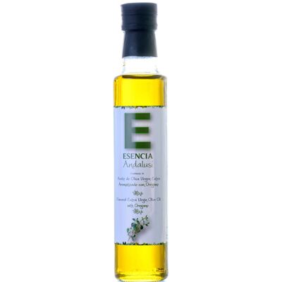 Öl aromatisiert mit Nativem Olivenöl Extra mit Oregano