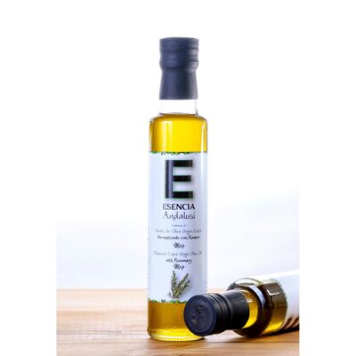 Olio Aromatizzato con Olio Extravergine di Oliva al Rosmarino