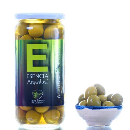 Aceituna Manzanilla Extra Con Hueso Sabor Anchoa