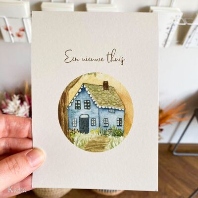 Greeting card - fairytale house