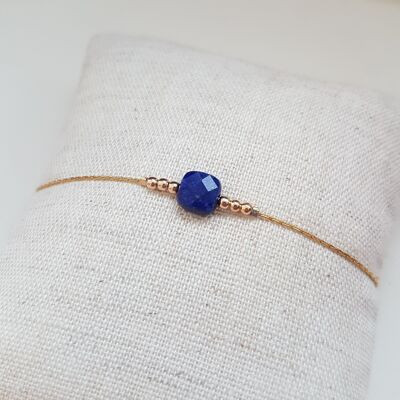 Lapislazuli quadratisches Armband