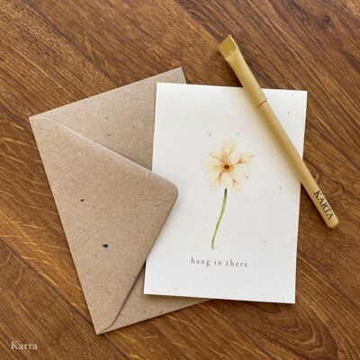 Greeting card - hang in there