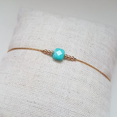 Amazonite quadratisches Armband f