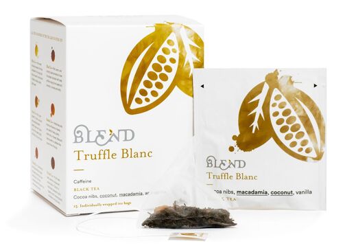 Truffle Blanc (Black Tea, Cocoa, Vanilla) - 15 Pyramid Box