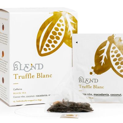 Truffe Blanc (Thé Noir, Cacao, Vanille) - Boîte de 15 Pyramides