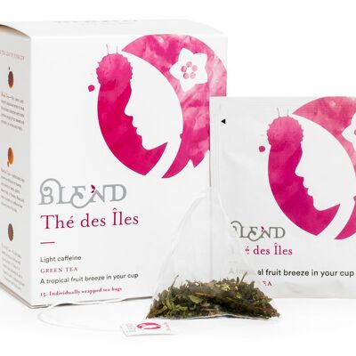 The des Iles (Passion Fruit Green Tea) - 15 Pyramid Box