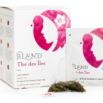 The des Iles (Passion Fruit Green Tea) - 15 Pyramid Box