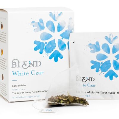 White Czar (White tea, Citrus, Vanilla) - 15 Pyramid Box