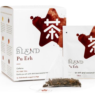 Pu Erh (Pu Erh Tea, Coconut)- 15 Pyramid Box