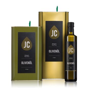 Huile d'olive JC - Flacon 500ml - Huile d'olive extra vierge BIO de qualité premium - Grèce, Kalamata (AOP) 3