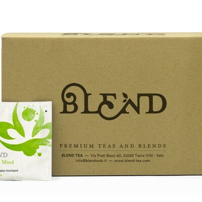 Cuerpo y mente (hierba de limón y té verde) - 100 cajas piramidales.