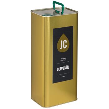 Huile d'olive JC - bidon de 5 litres - Huile d'olive extra vierge BIO de qualité supérieure - Grèce, Kalamata (AOP) 3