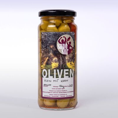 Oliven klein mit Kern – 150g