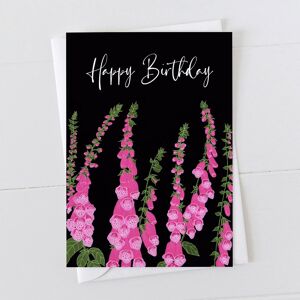 Carte Joyeux Anniversaire Foxgloves