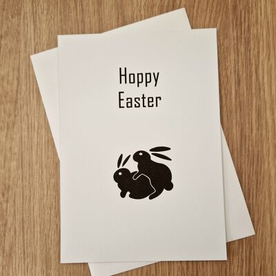 Divertente biglietto di Pasqua maleducato - Coniglietti di Pasqua maleducati - Pasqua luppolata