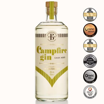 Gin, am Lagerfeuer gereifter Gin 43%