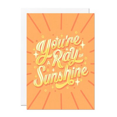 Tarjeta de felicitación Rayo de sol