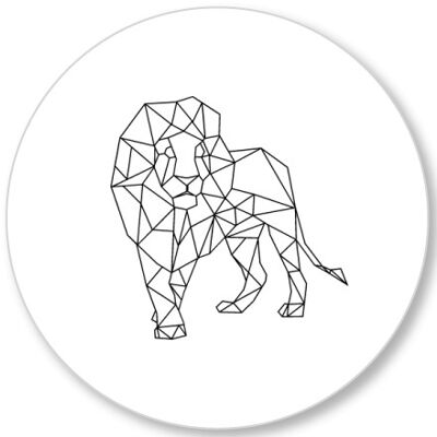 geometric Lion 25cm