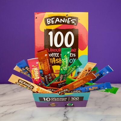 Beanies 100 Stick Stash Box Caffè istantaneo aromatizzato