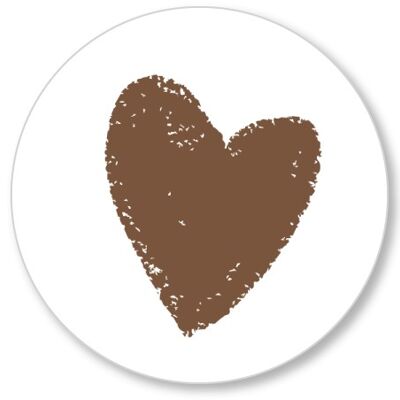 Heart brown 15cm