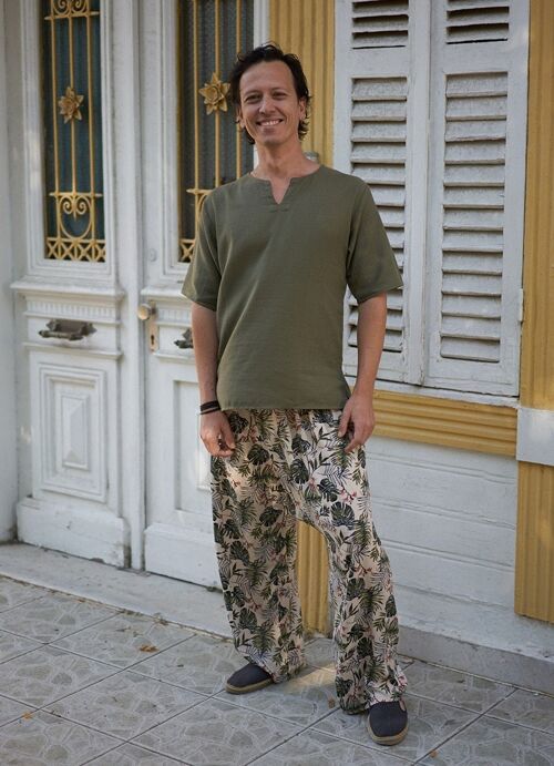 Printed Boho Harem Pants for Men