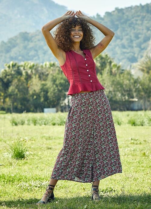 Boho Style Floral Culottes