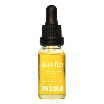 Skin Fizz - Sérum vitaminé pour le matin à l'huile de tournesol, pépins de raisin, jojoba - Visage - Détoxifiant, léger, nourrissant - 20 ml 2