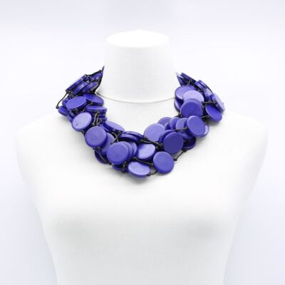 Collier Coin - Grand - Violet