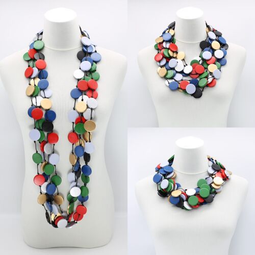 Coin Necklace - Large -  Multi