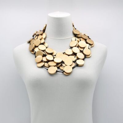 Coin Necklace - Large -  Gold