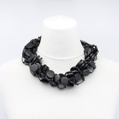 Coin Necklace - Small - Black