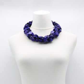 Collier Coin - Petit - Violet 3