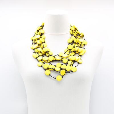 Collier Coin - Petit - Jaune