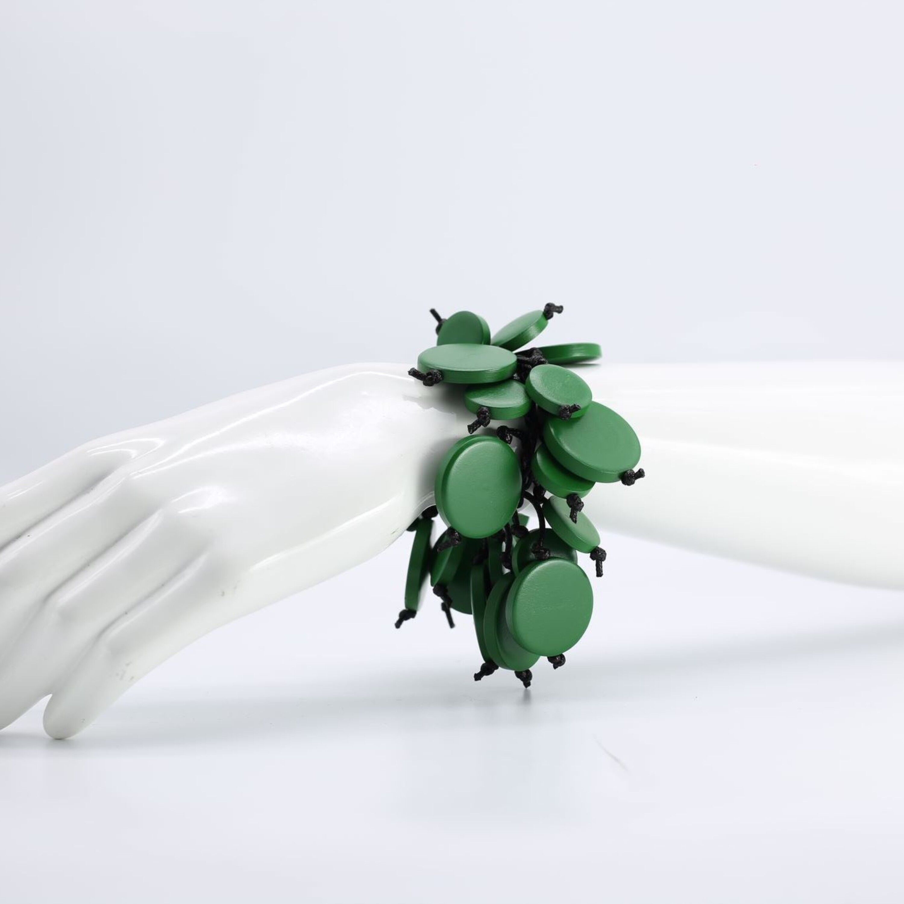 Coin Bracelet - Spring Green