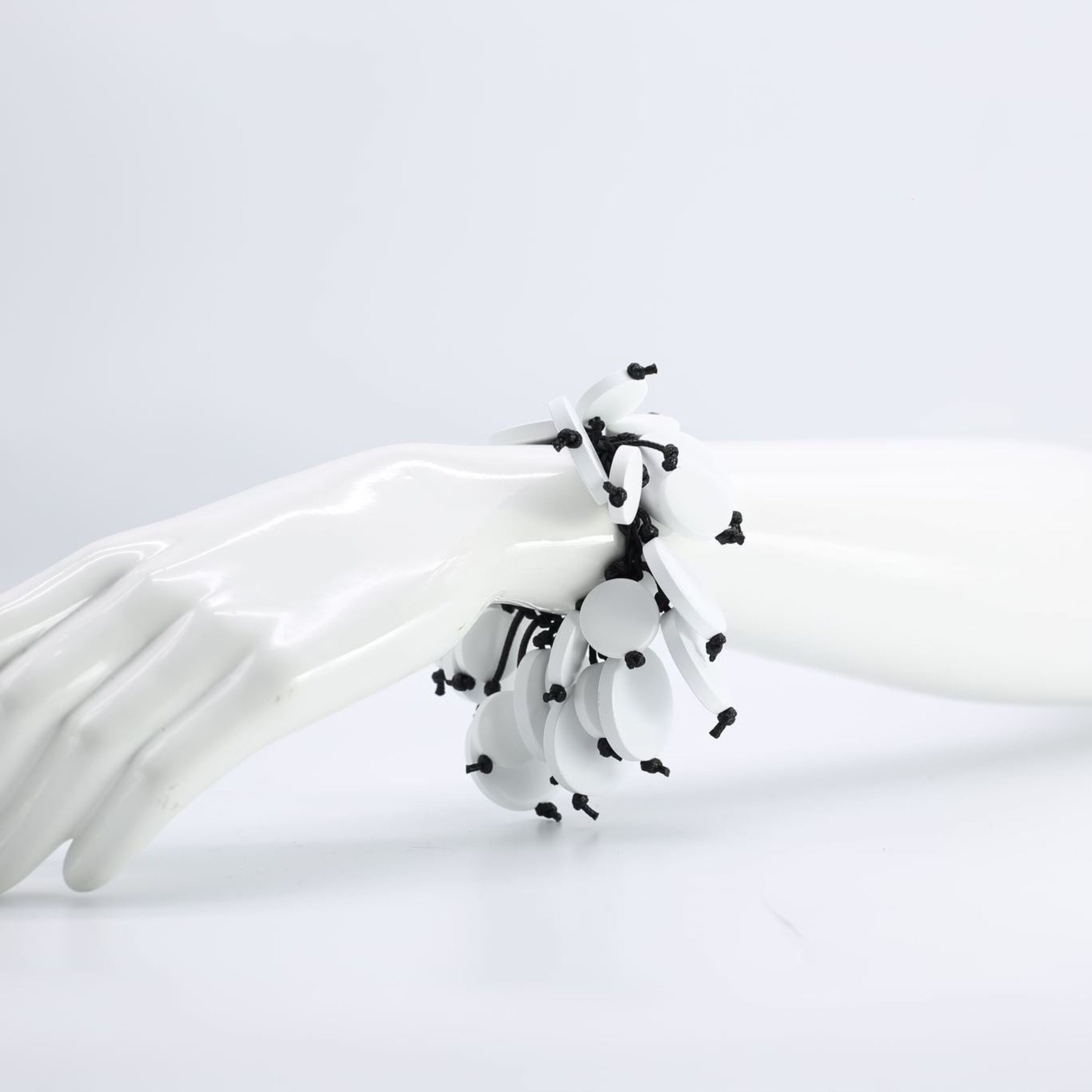 Coin Bracelet - White