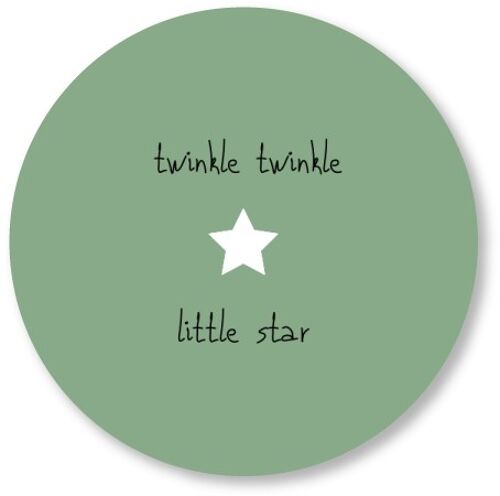 Twinkle Twinkle old green 15cm
