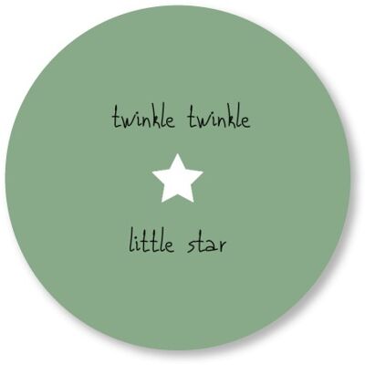 Twinkle Twinkle verde viejo 25cm