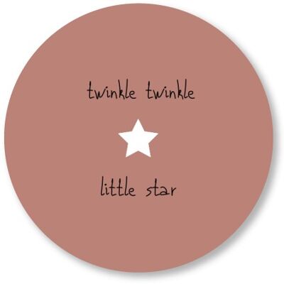 Twinkle Twinkle vieux rose 15cm