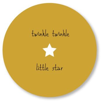 Twinkle Twinkle ocre jaune 15cm